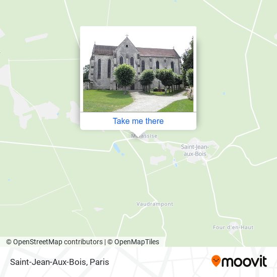 Mapa Saint-Jean-Aux-Bois