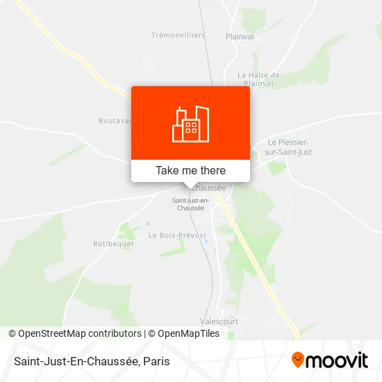 Saint-Just-En-Chaussée map