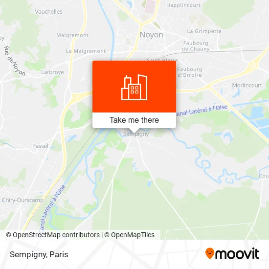 Sempigny map