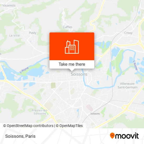 Soissons map