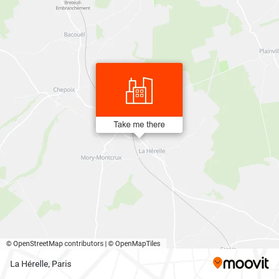 La Hérelle map