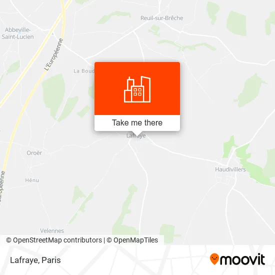 Lafraye map