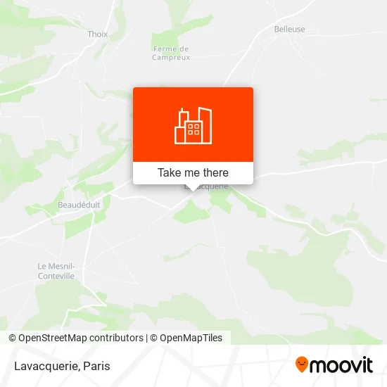 Lavacquerie map