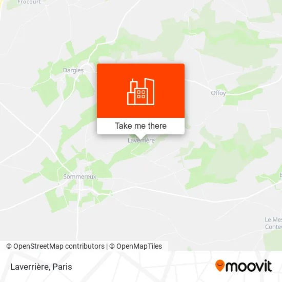 Laverrière map