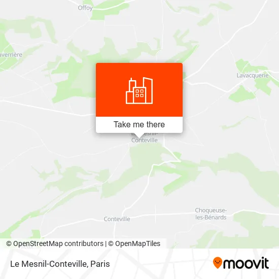 Le Mesnil-Conteville map