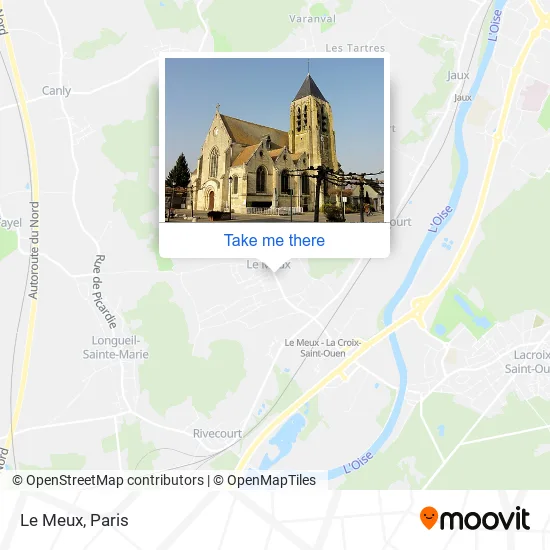 Le Meux map