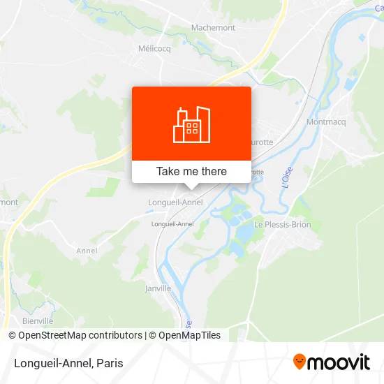 Longueil-Annel map