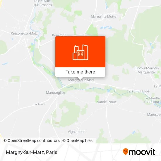 Margny-Sur-Matz map