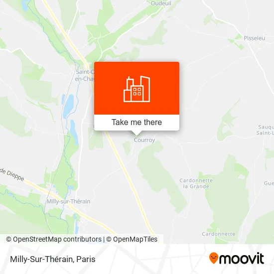 Milly-Sur-Thérain map