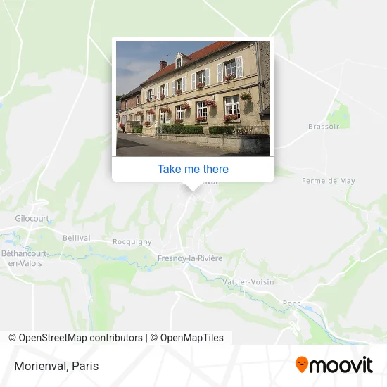 Morienval map