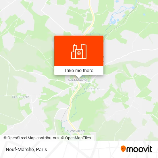 Neuf-Marché map