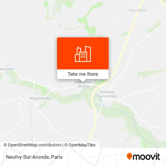 Neufvy-Sur-Aronde map
