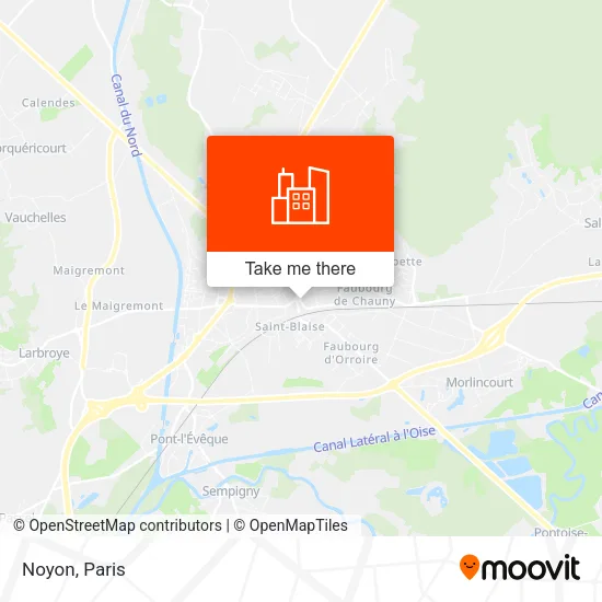 Noyon map