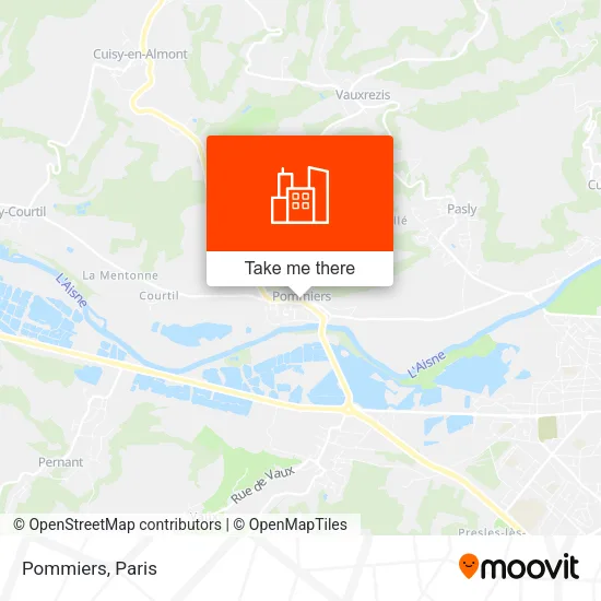 Pommiers map
