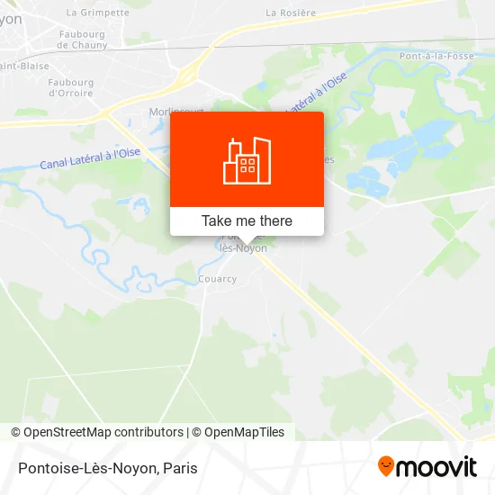 Pontoise-Lès-Noyon map