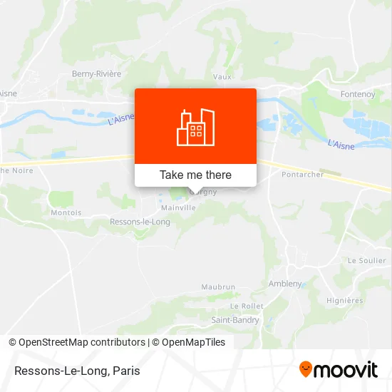 Ressons-Le-Long map