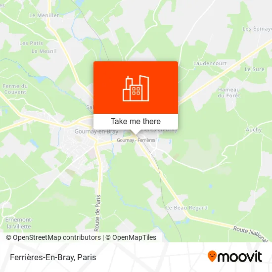 Ferrières-En-Bray map