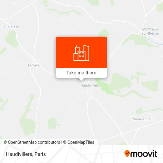 Haudivillers map