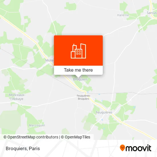 Broquiers map