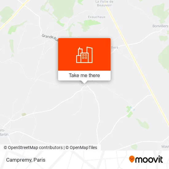 Campremy map