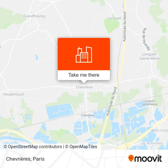 Chevrières map