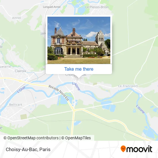 Mapa Choisy-Au-Bac