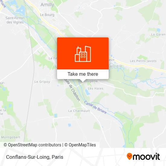 Conflans-Sur-Loing map
