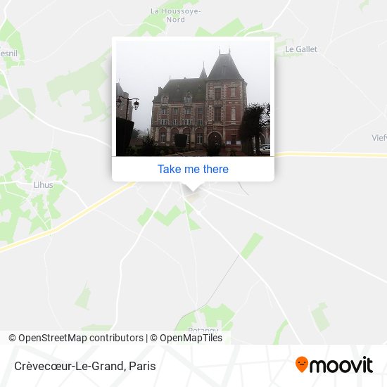 Crèvecœur-Le-Grand map