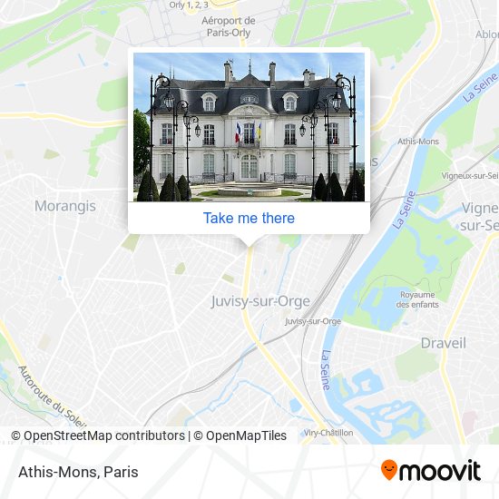 Athis-Mons map