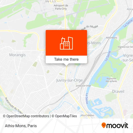Athis-Mons map