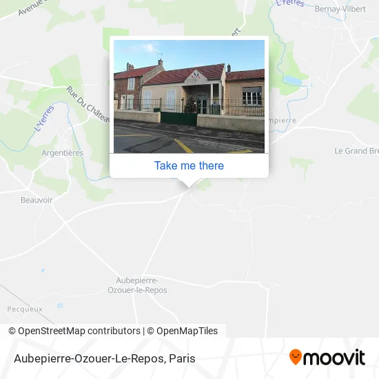 Aubepierre-Ozouer-Le-Repos map
