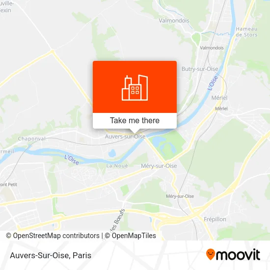 Auvers-Sur-Oise map