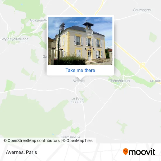 Avernes map