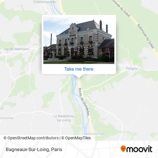 Bagneaux-Sur-Loing map