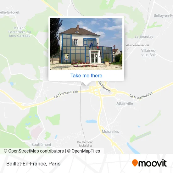 Baillet-En-France map
