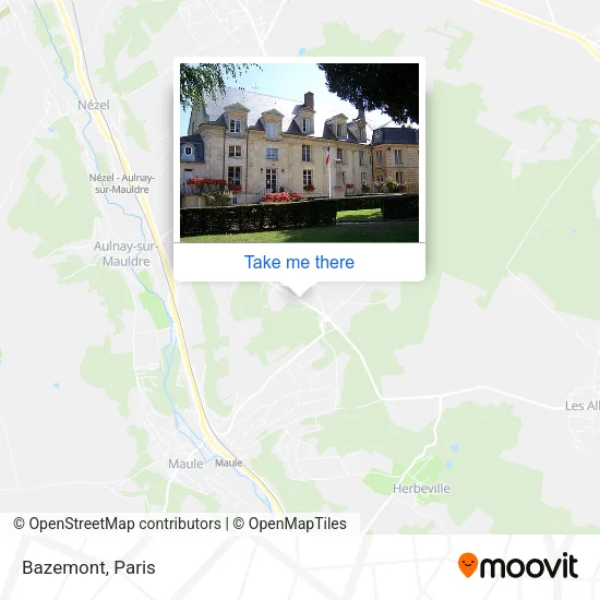 Bazemont map
