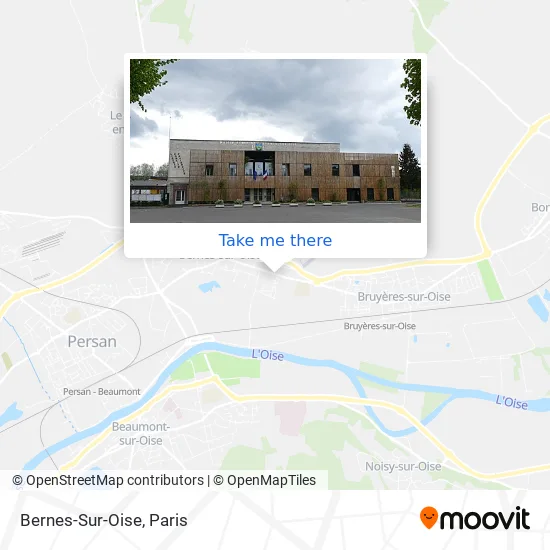 Bernes-Sur-Oise map