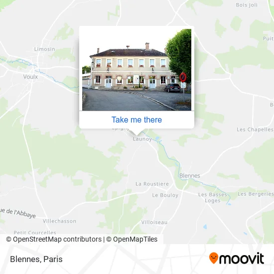 Blennes map