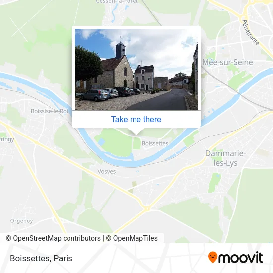 Boissettes map