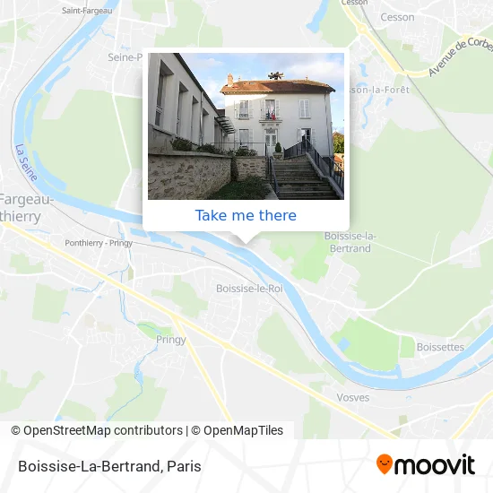 Boissise-La-Bertrand map