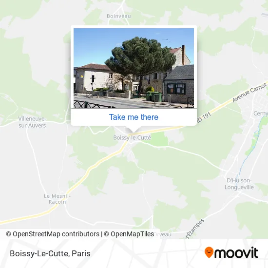 Boissy-Le-Cutte map