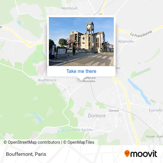 Bouffemont map