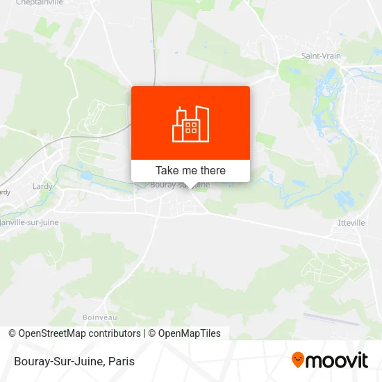 Mapa Bouray-Sur-Juine