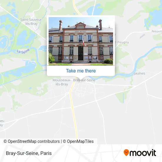 Bray-Sur-Seine map