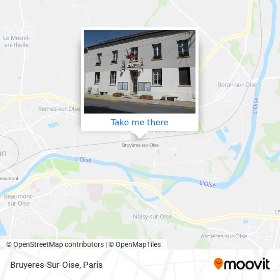 Bruyeres-Sur-Oise map