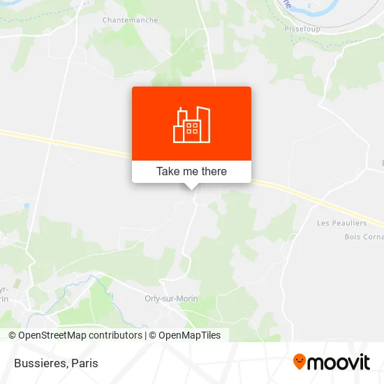 Bussieres map