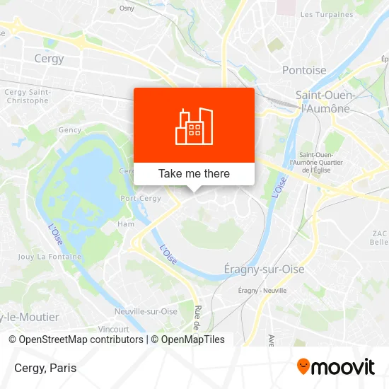 Cergy map