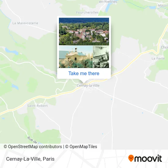 Cernay-La-Ville map