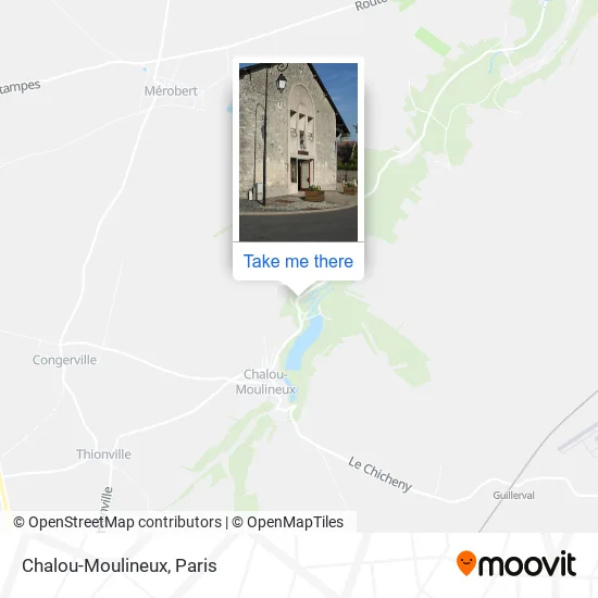 Chalou-Moulineux map