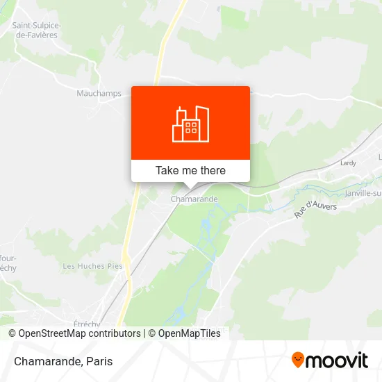 Chamarande map